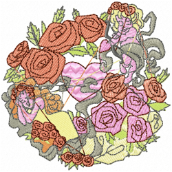 Flowers Embroidery Design 10
